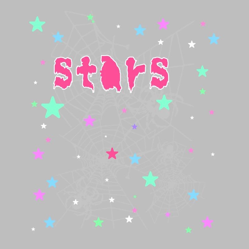 Sterne, Spinne, Graffiti,Spinnennetz,stern