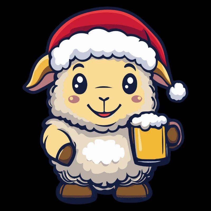 Bière de Noël de mouton