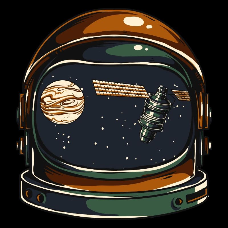 PLANET AUSTRONAUT - Kosmonauten Shirt Present Gift