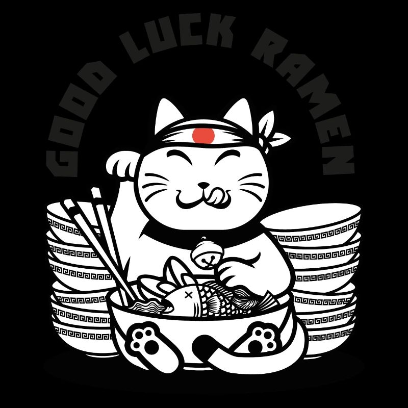 Viel Glück Ramen - maneki neko