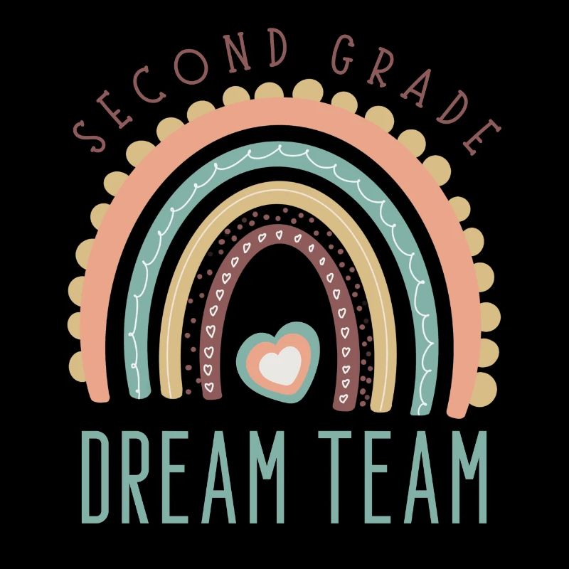 Second Grade Dream Team Retro Back To School