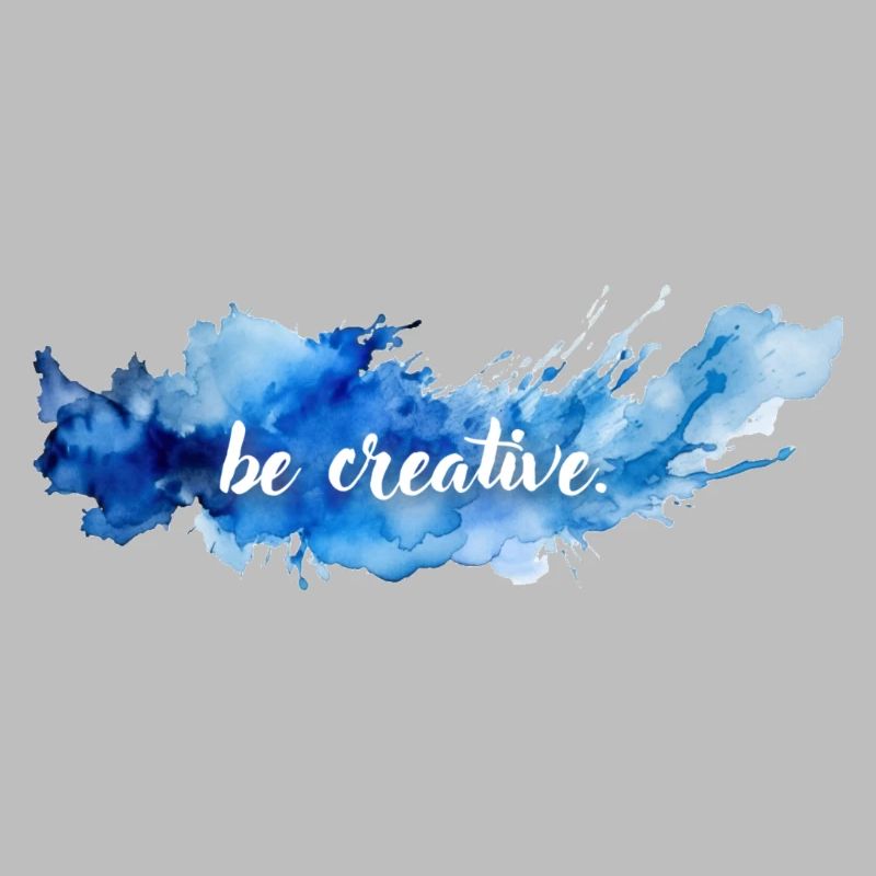 be creative.