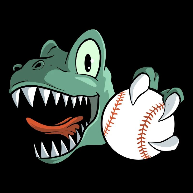 T-Rex Dinosaurier Baseball