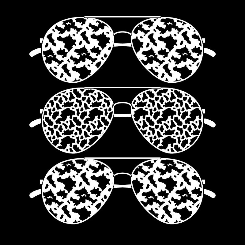 Cow Pattern Sunglasses Cow Stains Gift Cow