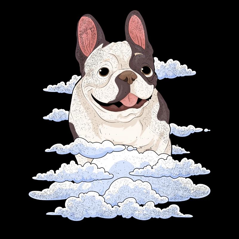 Frenchie Gift Clouds French Bulldog