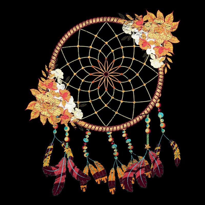 Feder Schmuck Hippie Blumen Geschenk Traumfänger