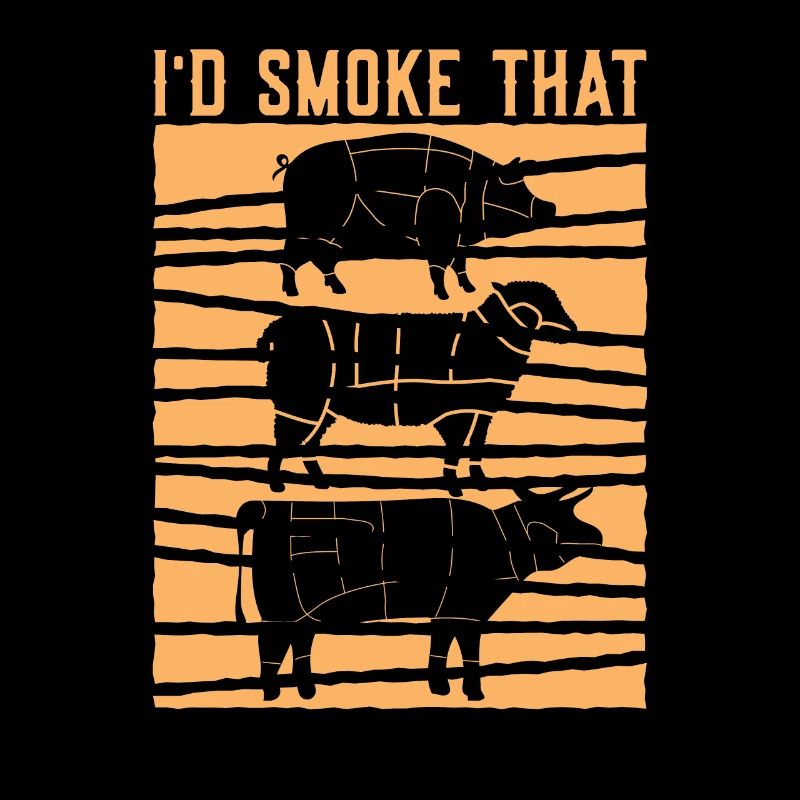 Schwein Rind Lammfleisch Geschenk Lustiges Grillen