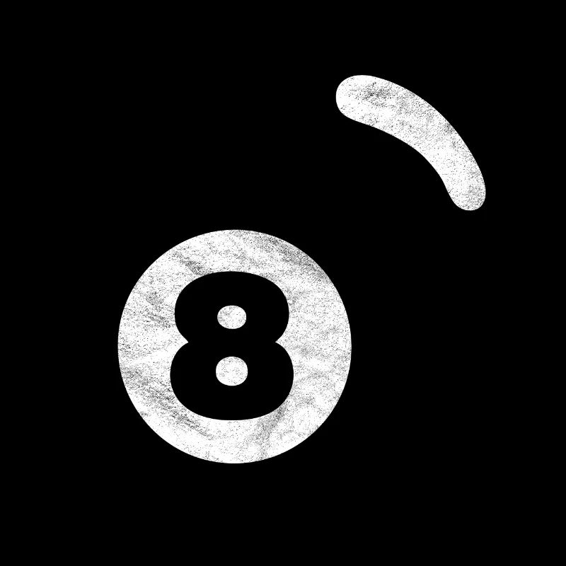 Billard boule de billard noir huit huit