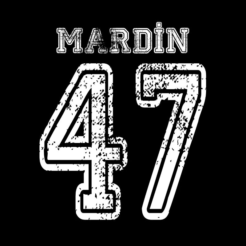 47 Mardin Turkish license plate as a gift