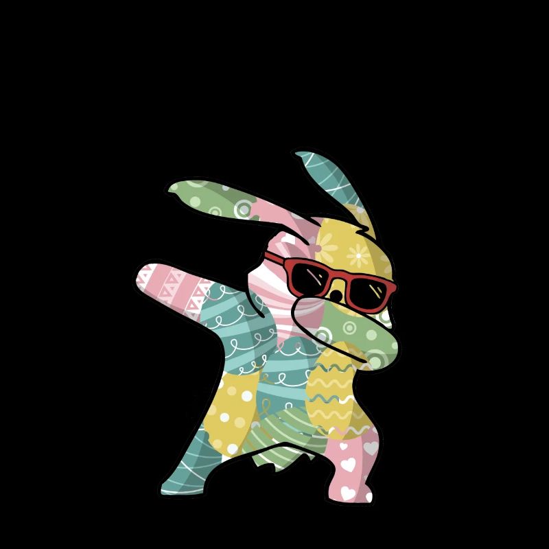 Tamponner lapin de pâques lapin de pâques