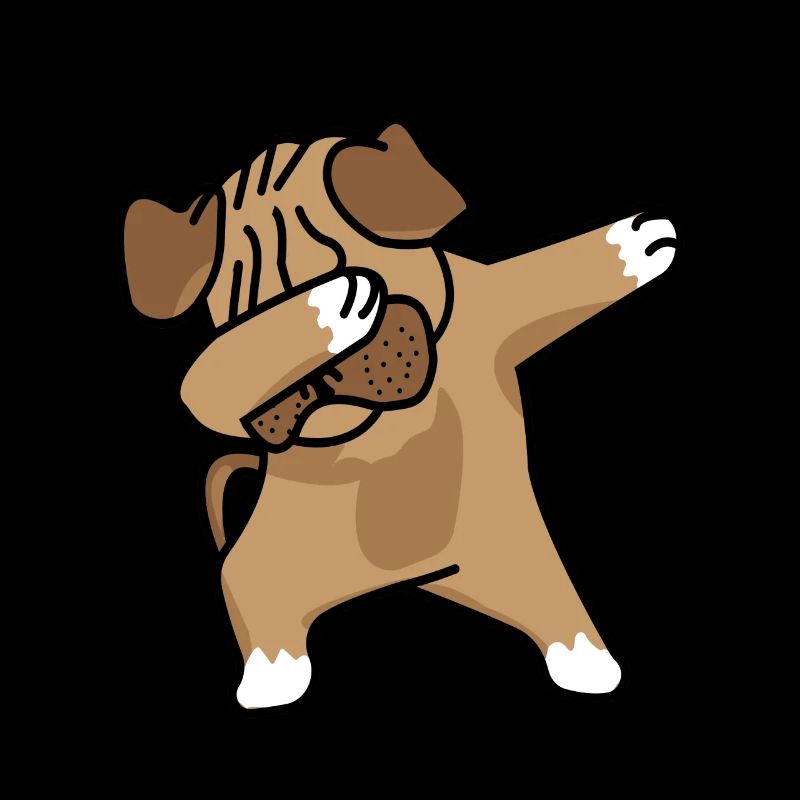 Pug Mops dab Dog hund