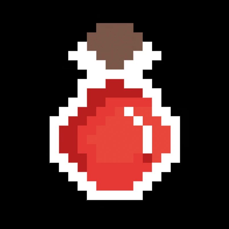 Buvez des pixels rouges