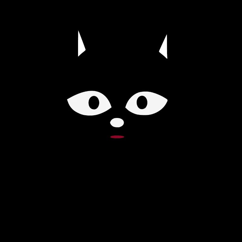 schwarze Katze