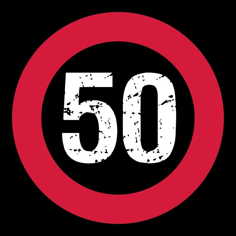 Bouclier 50 anniversaire vintage