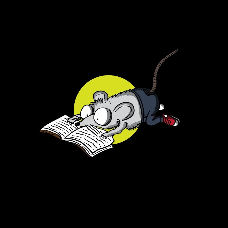 Leseratte Buch Bücher lesen Bücherwurm