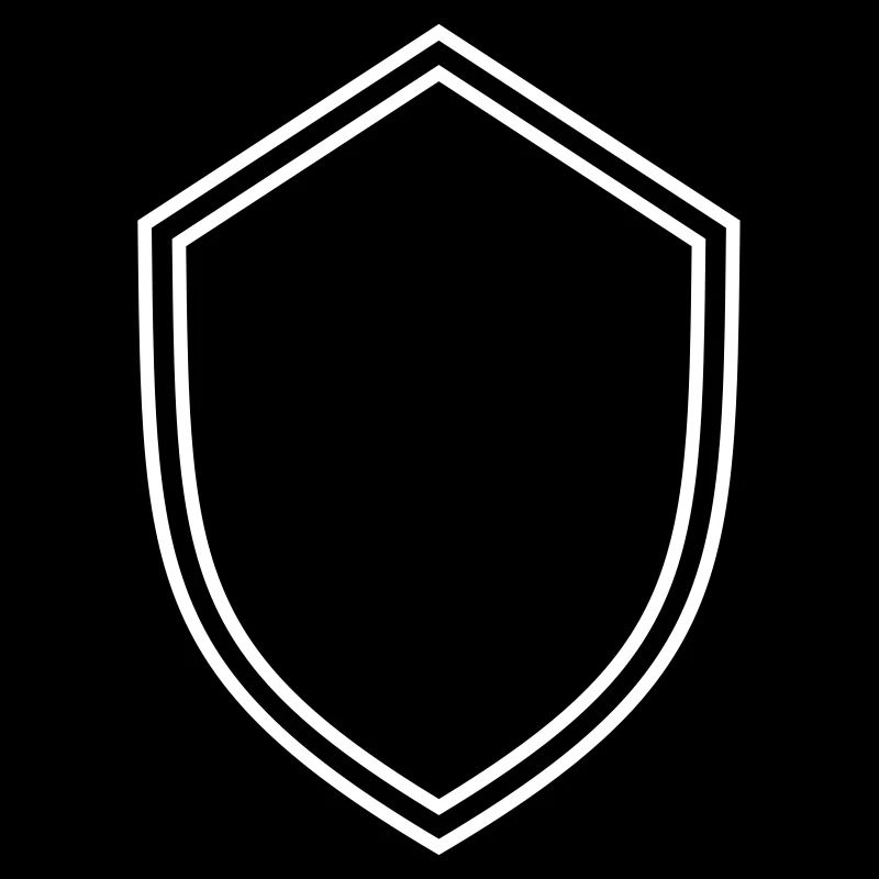Wappen Schild leer