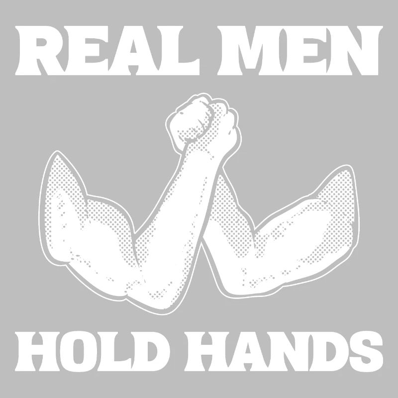 Echte Männer ringen Humor Wrestler-Kämpfer
