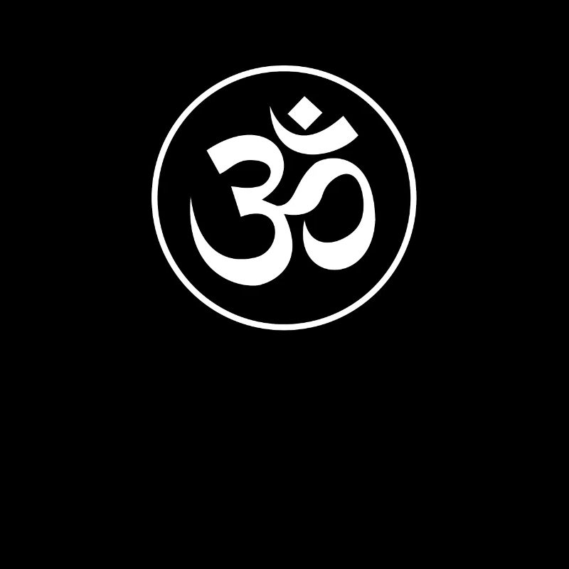 Aum God Vibration Om Meditationsdesign Kunst