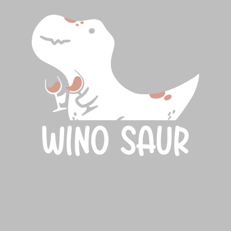 Winosaurus Dinosaur Wine Drinking Winosaur Wine