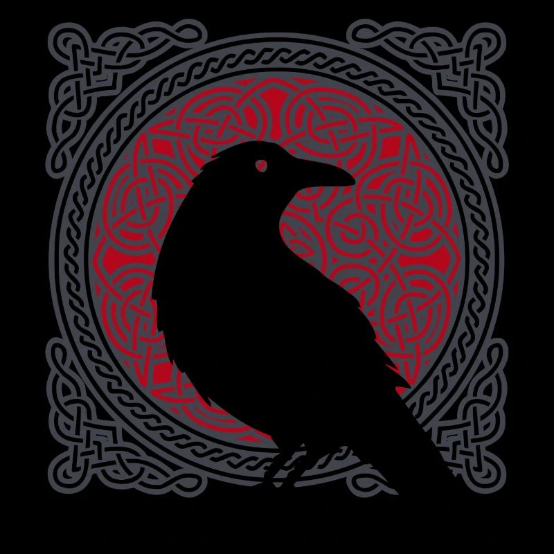 Raven Nordic Mythology Celts Gift