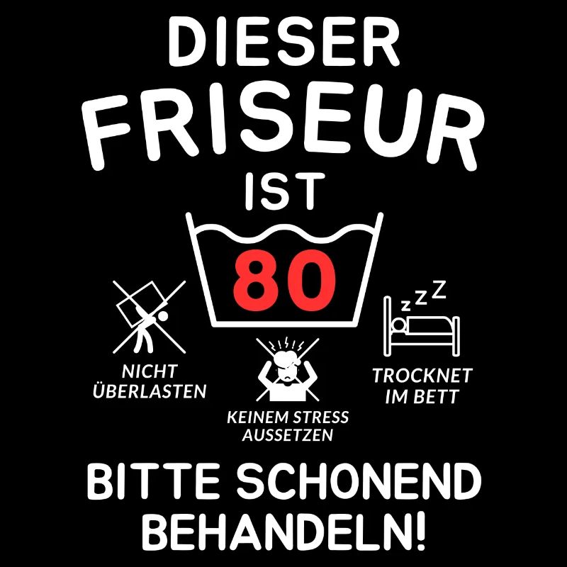 Ce coiffeur a 80 ans.