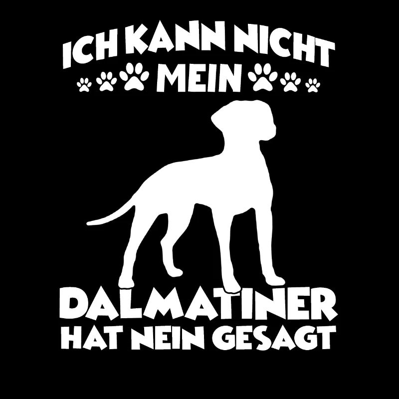 Dalmatiner Gassi Witziges Hundehalter Dalmatiner