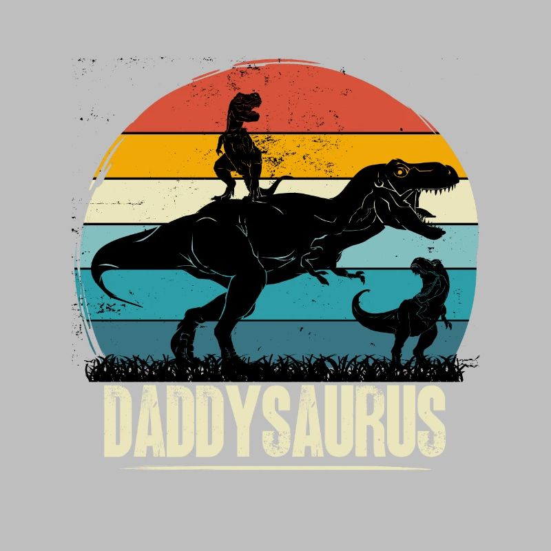 Daddysaurus Dinosaurier T-Rex Geschenk Papa Vater