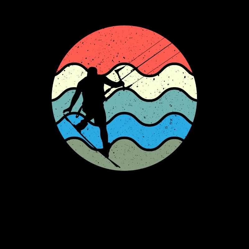 Retro Eighties Beach Surf 80s Vibe Water