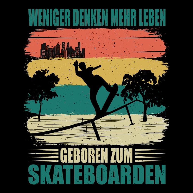 Skateboarder Motiv beim Skating in der Halfpipe