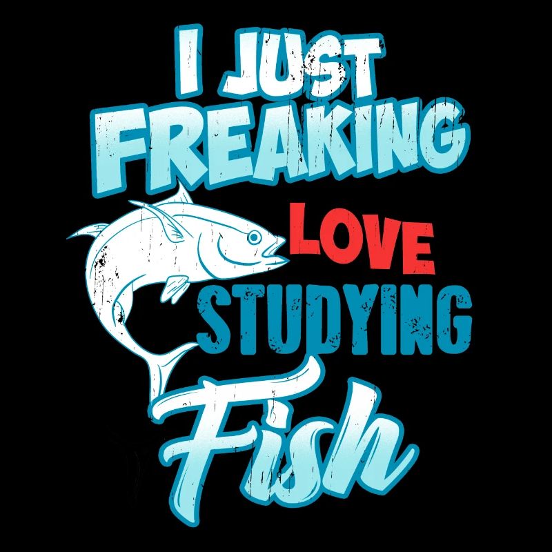 I Just Freaking Love Studying Fish T-Shirt Present