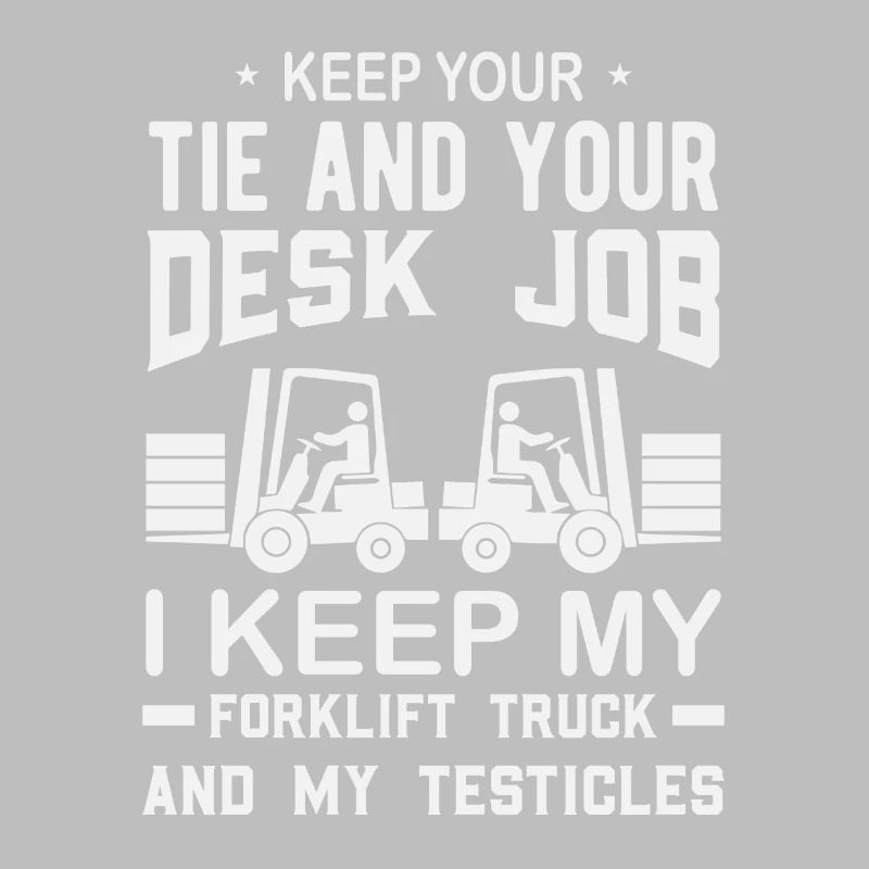 Forklift driver operator funny design