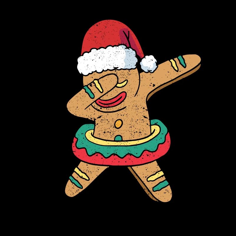 Dabbing Gingerbread Man Cookies Christmas Pjs