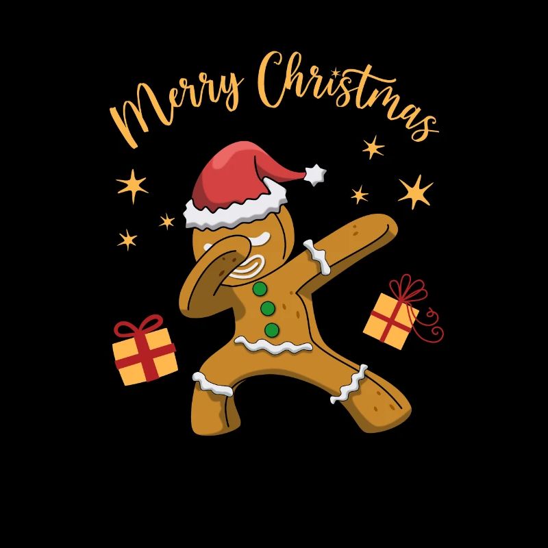 Merry Christmas Dabbing Lebkuchen Weckmann