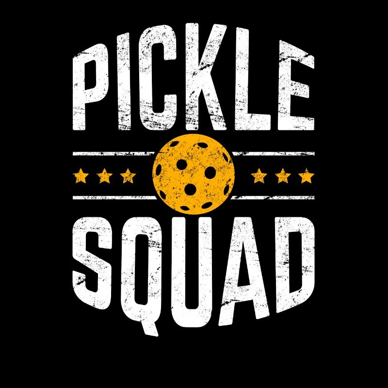 Pickle Squad Funny Pickleball Player Coach