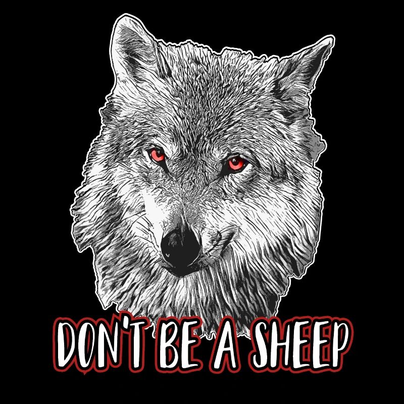 Sei kein Schaf
