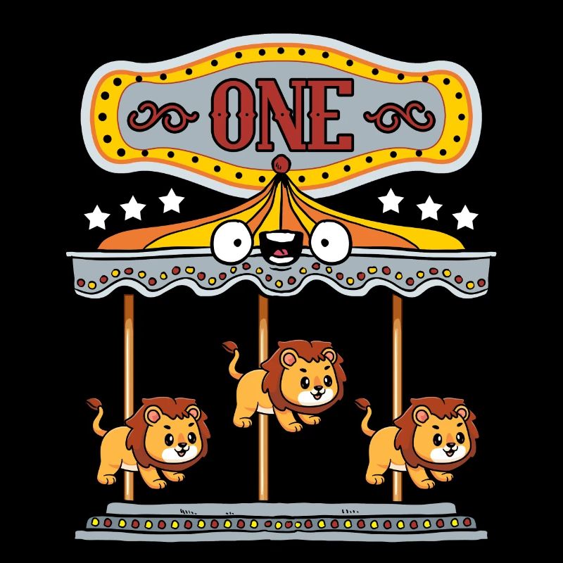 Karussell-geburtstagsfeier