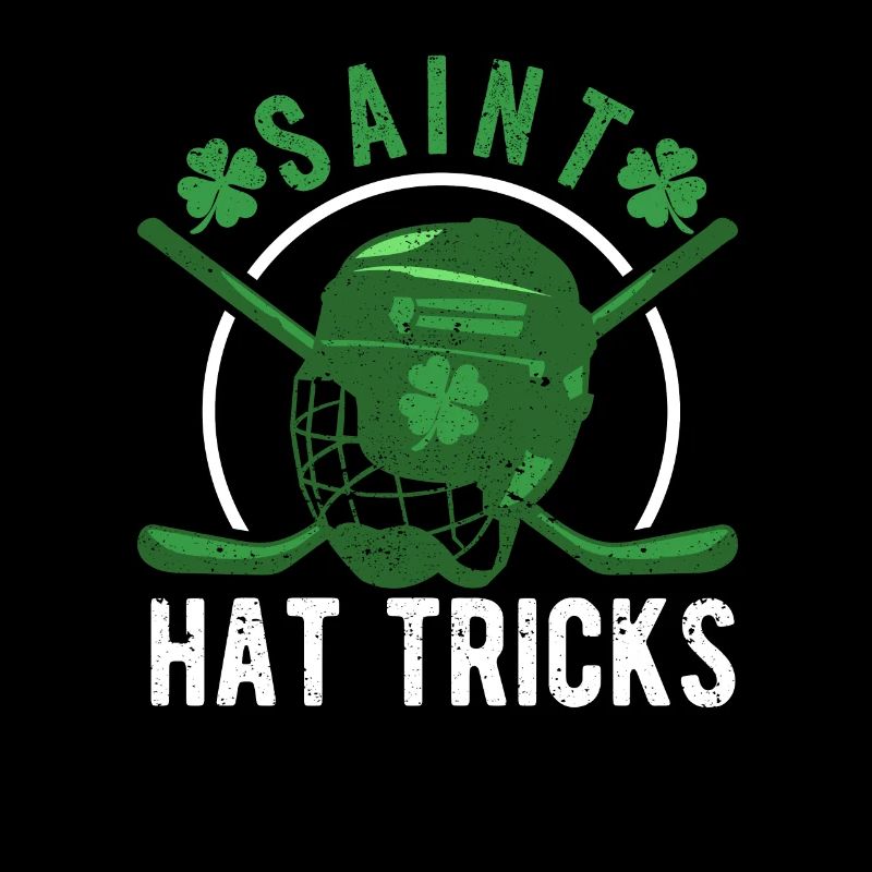 St. Patricks Day Eishockey Kleeblatt Irischer