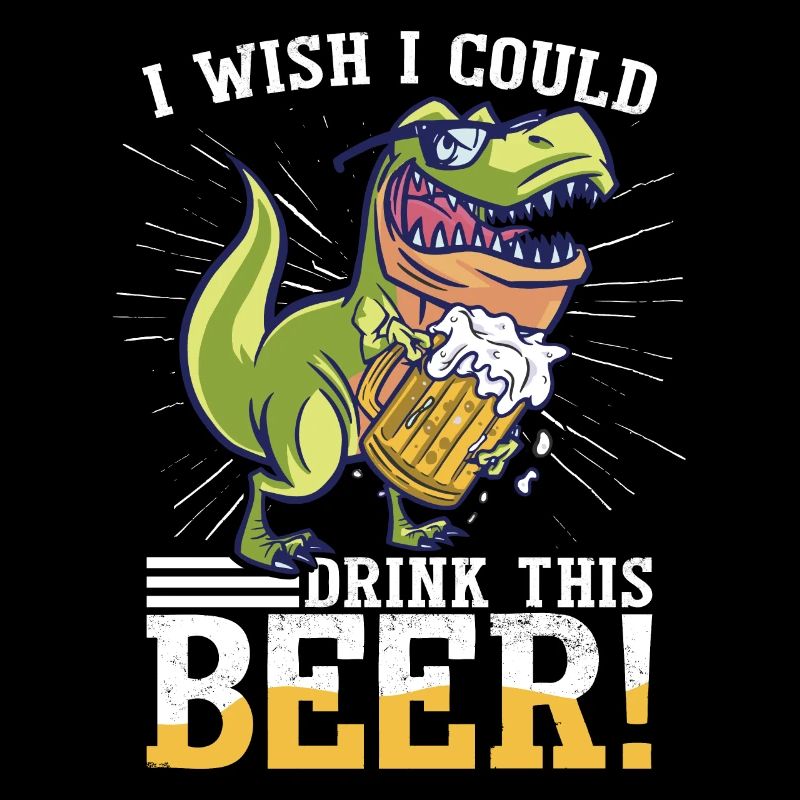 Beer T-Rex Funny Dinosaur