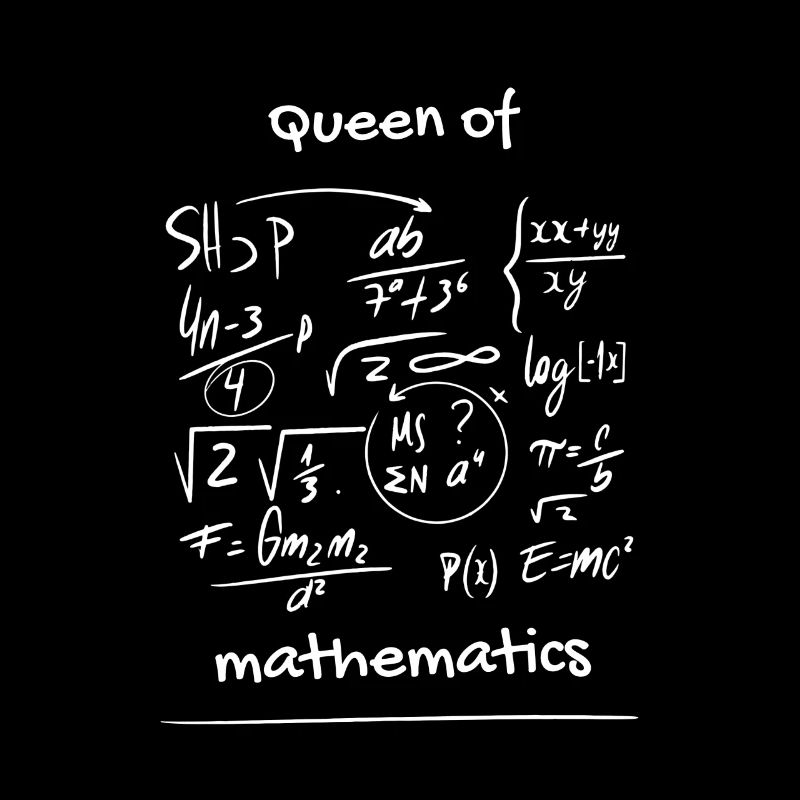 Queen Of Mathematics Designs de mathématiciens impressionnants