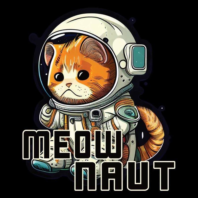 Meownaut astronaut cat for cat daddy