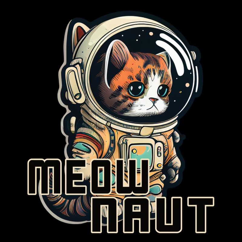 Meownaut astronaut cat for cat daddy
