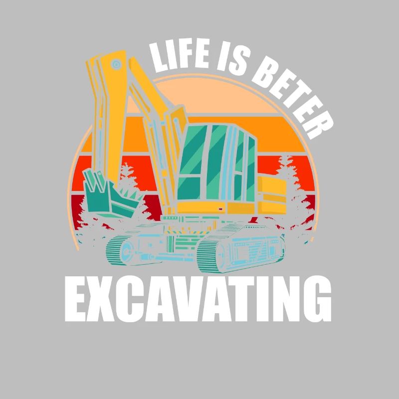 Construction machinery operator Excavator driver Excavator driver Construction workers