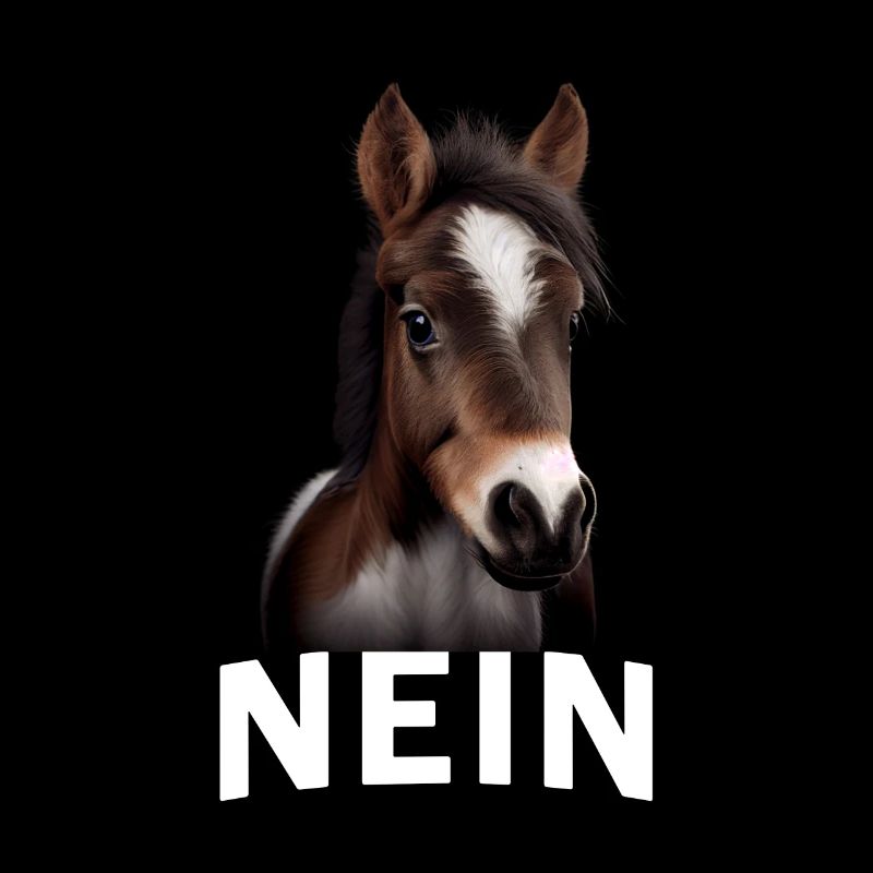 Statement Pferd, Nö Fun, Einfach Nö, Nein