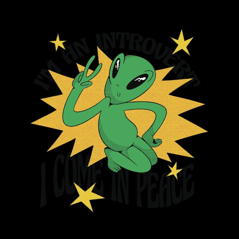 Alien im Zeichen des Friedens