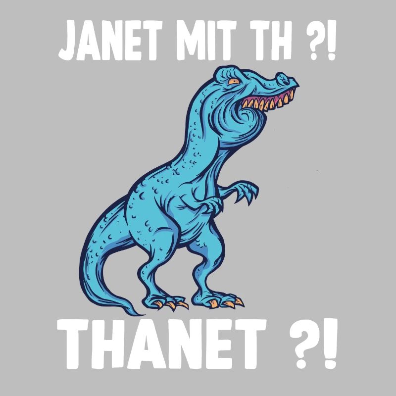 Janet oder Janeth T-Rex Überbiss Dinosaurier Meme