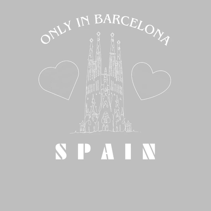 Only In Barcelona Statement Spain Espagna