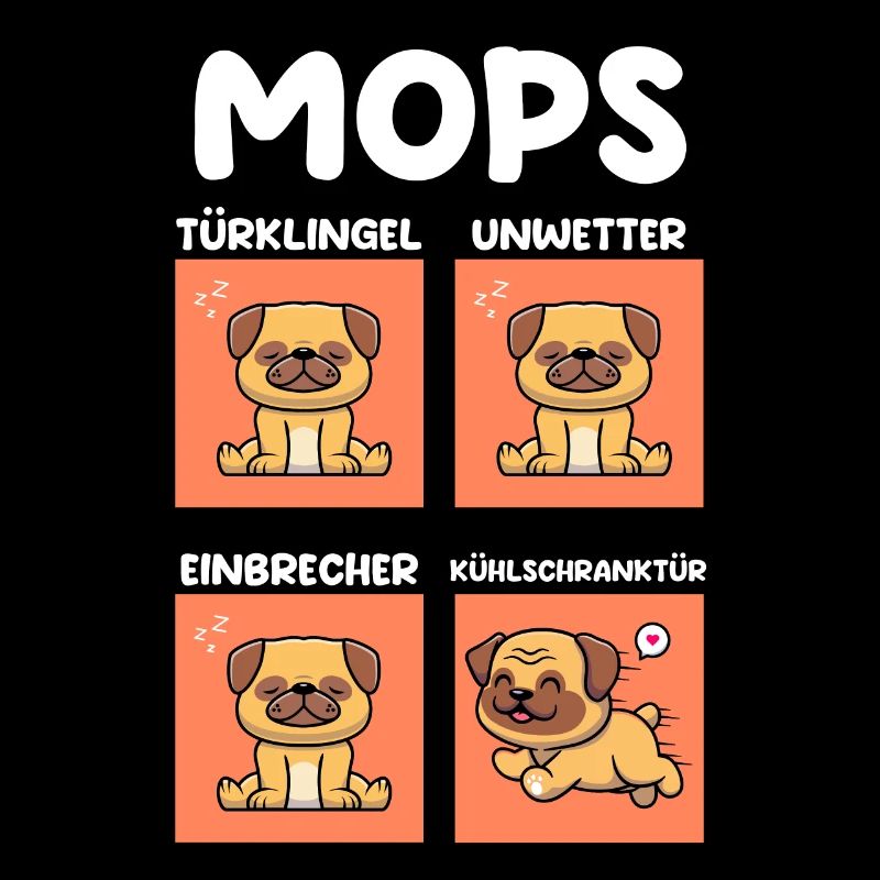 Hund Mops