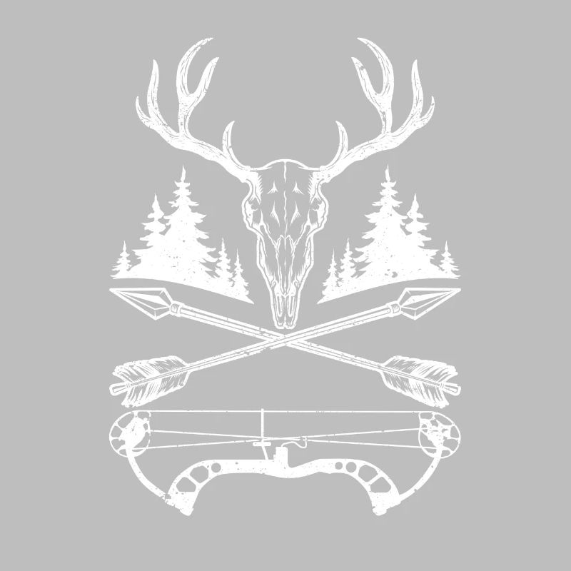 Hirsch Schädel Compound Bogen Elch Jagd