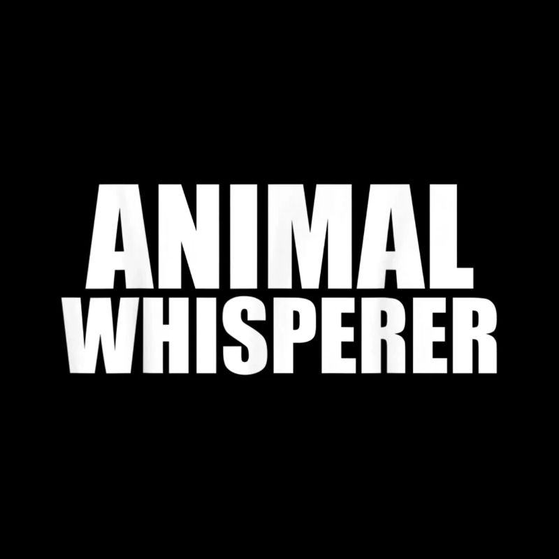Tierflüsterer Lustiger Tierliebhaber Tier
