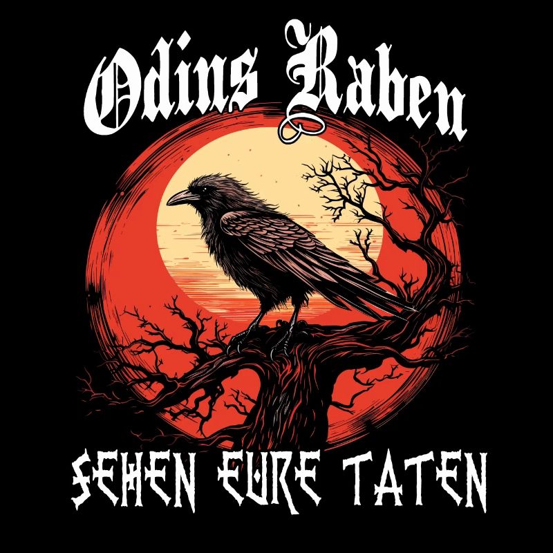 Blutrabe Legende | Wikinger Geschenk | Odins Raben